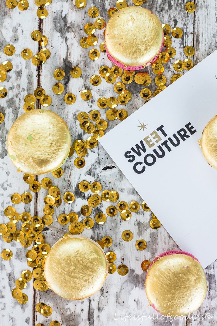 Macarons mit echtem Blattgold von Sweet Couture