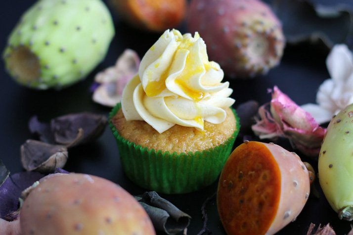 Gastbeitrag: Kaktusfeigen Cupcakes von Bake to the roots