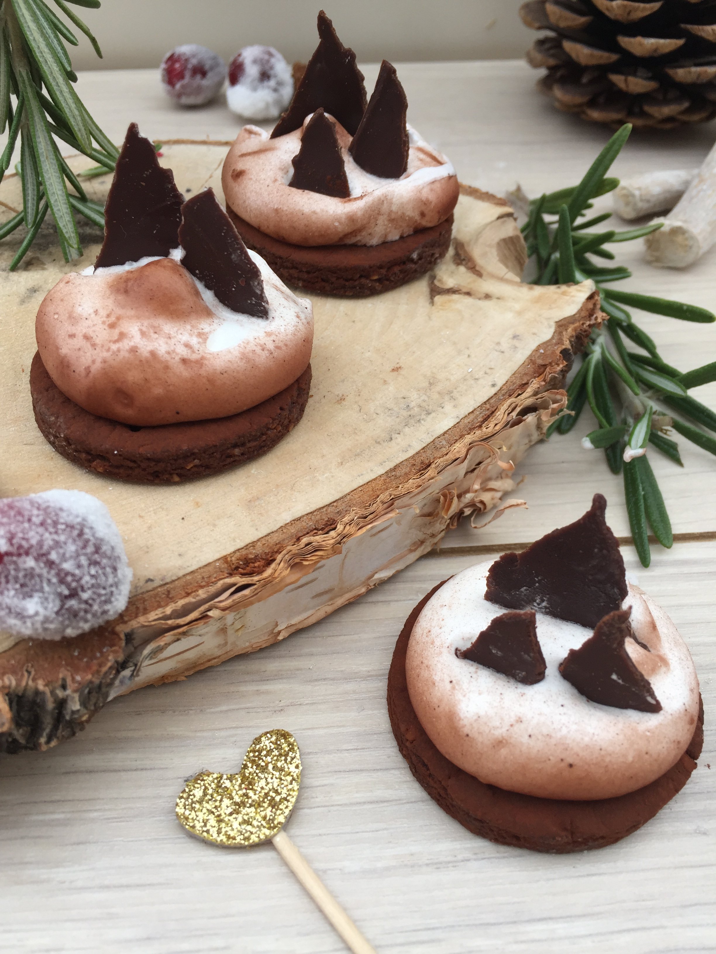 Gastbeitrag: Kleine Winterlandschaften aus Keksen und Schokolade von "Pieces of sugar"