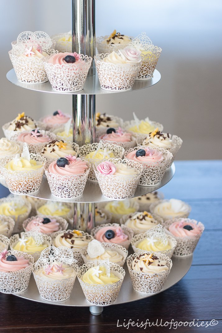 Cupcake-Hochzeitstorte
