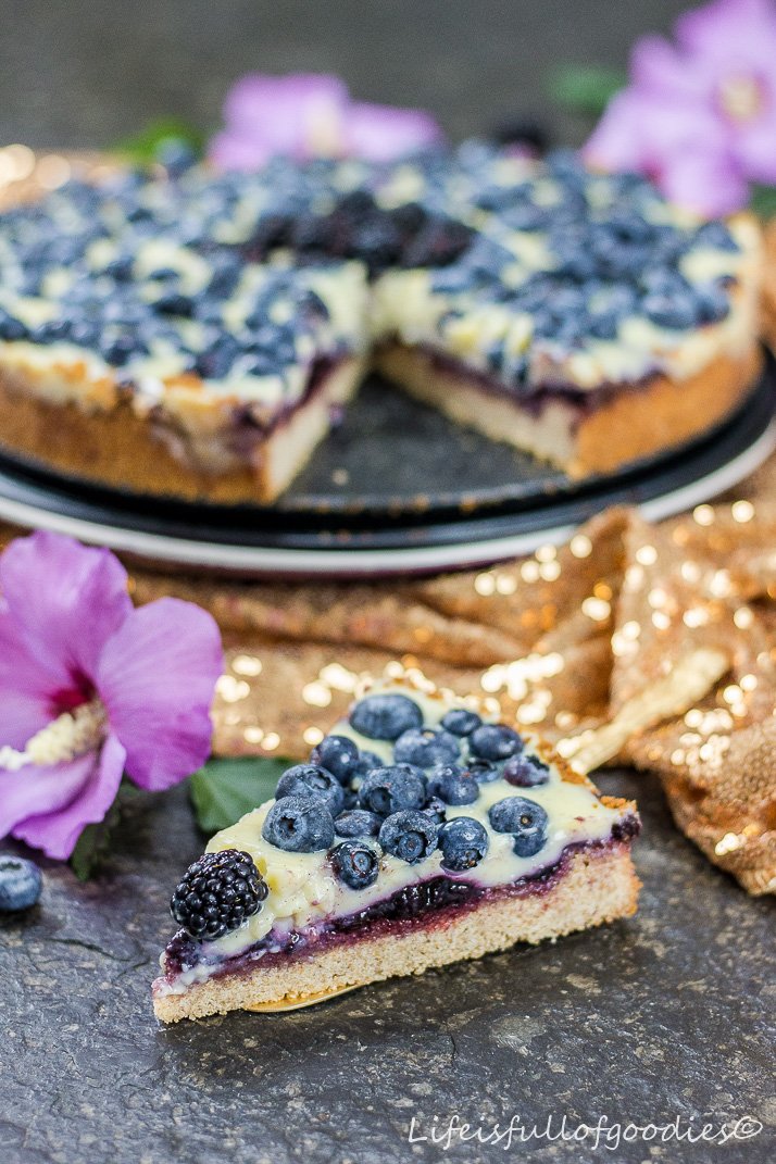 Blaubeer Pudding Kuchen Life Is Full Of Goodies