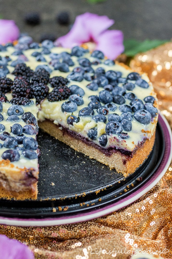 Blaubeer-Pudding-Kuchen - Life Is Full Of Goodies