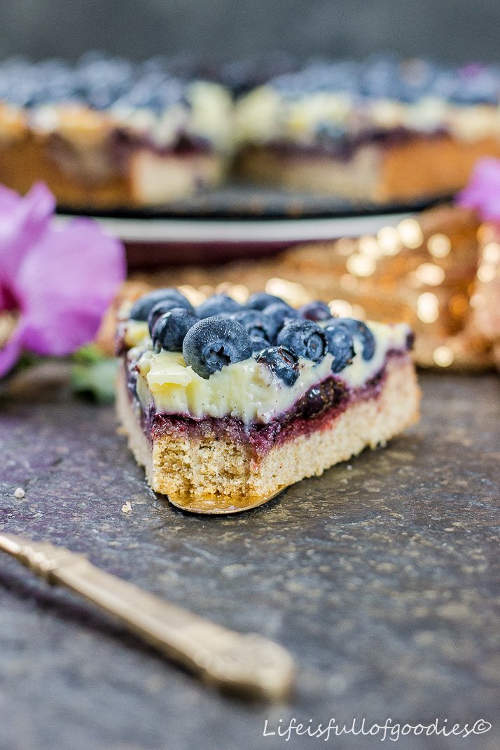 Blaubeer-Pudding-Kuchen