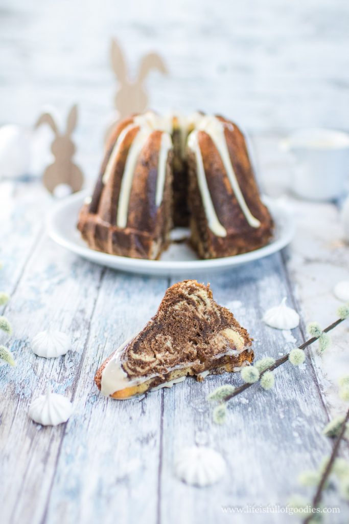 Eierlikör-Marmorkuchen mit Nuss-Nougat-Creme und Eierlikörguss | Life ...