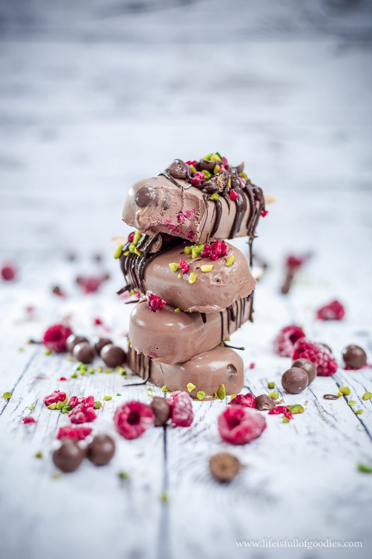 Knusper-Nougat-Popsicles mit Himbeeren und eine Verlosung - Life Is ...