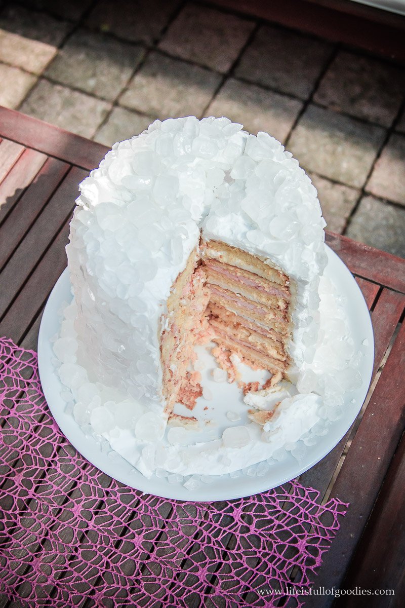 Eine Torte zur Diamanthochzeit - ein Geode Cake