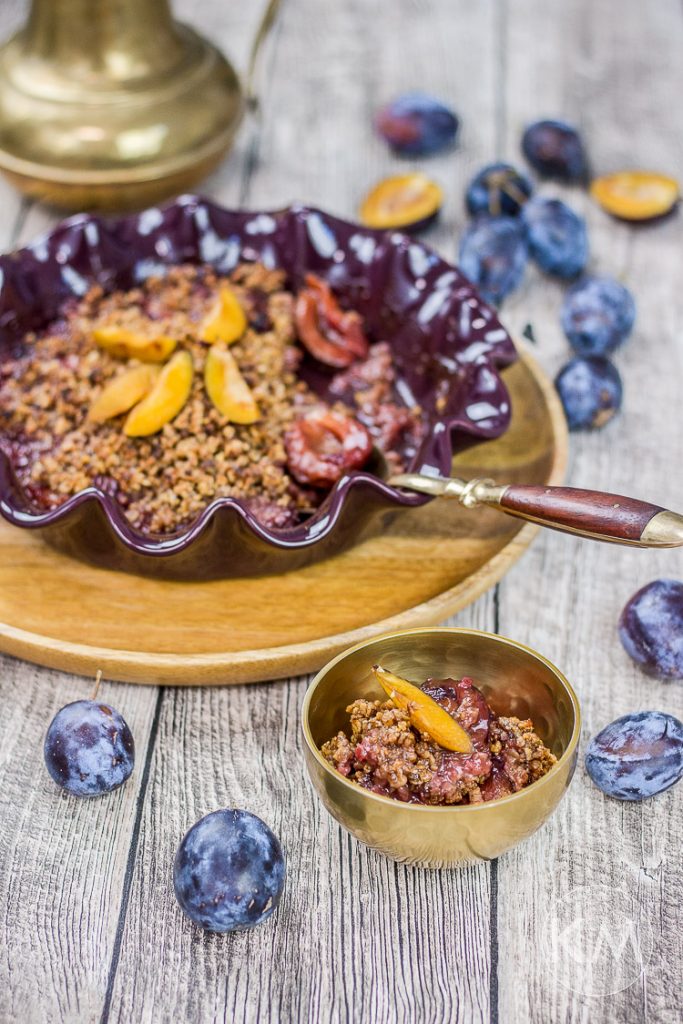 Zwetschgen Crumble in gesunder Variante | Life Is Full Of Goodies Zwetschgen Crumble in gesunder Variante | Life Is Full Of Goodies