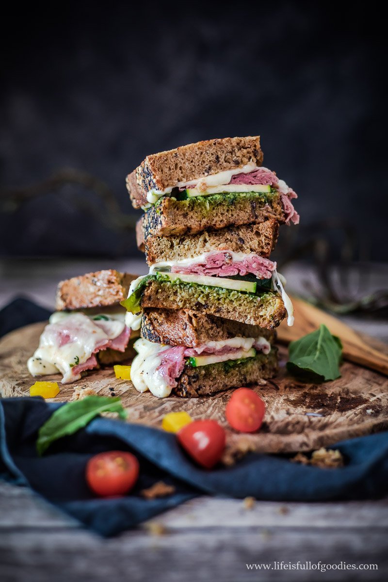 Grilled Salami Cheese Sandwich Life Is Full Of Goodies