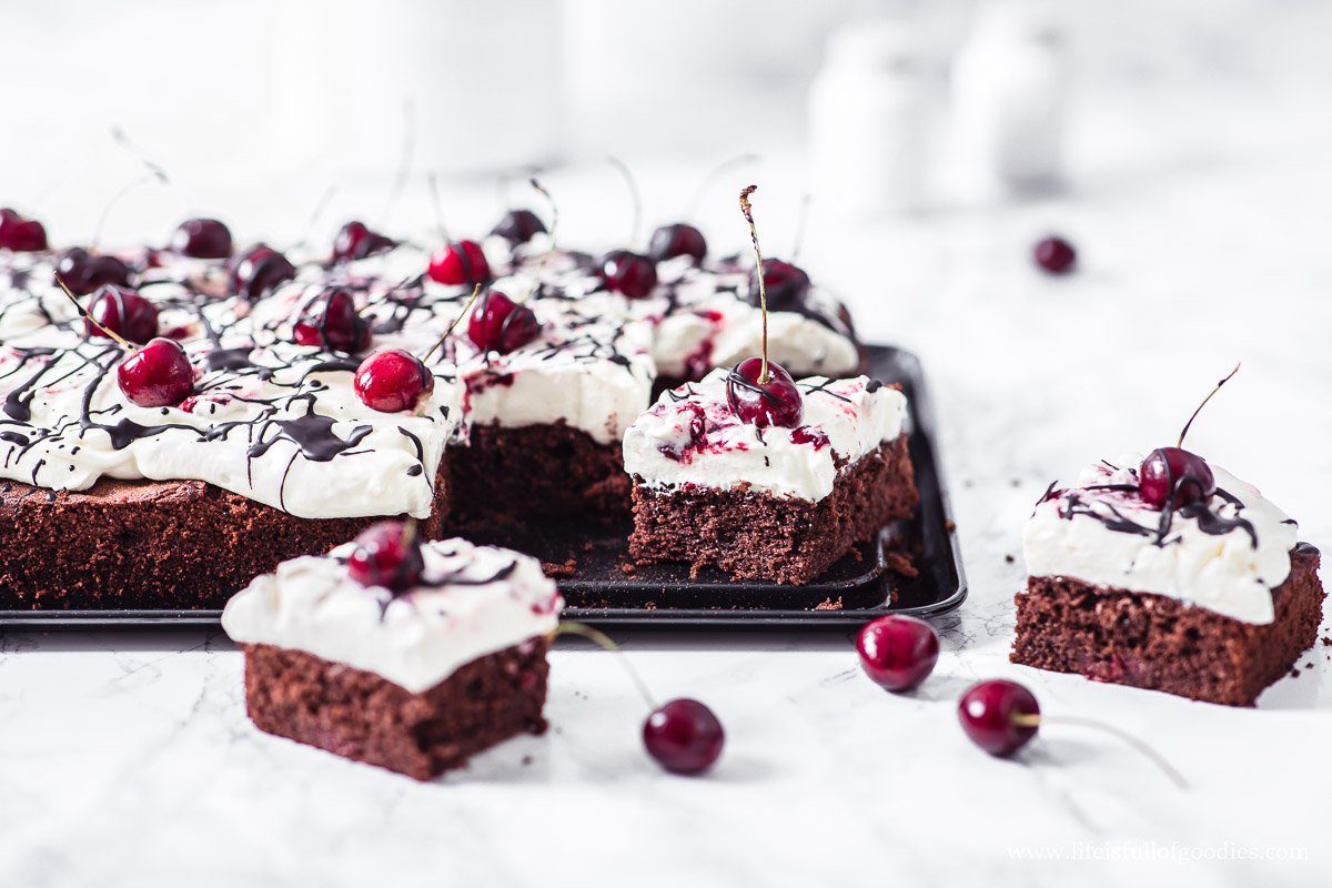 Schoko-Kirschkuchen mit Mascarponecreme