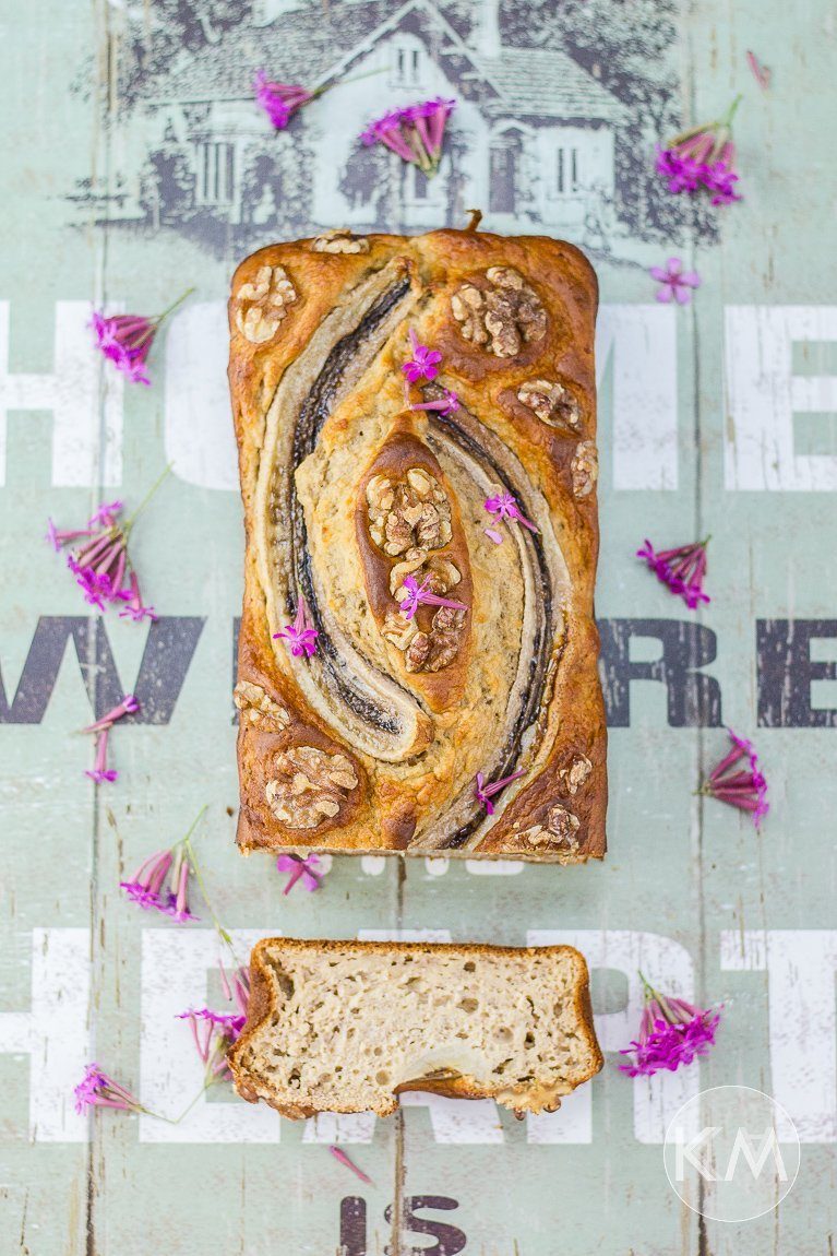 Saftiges, schnelles und gesundes Bananenbrot, image size:767x1150
