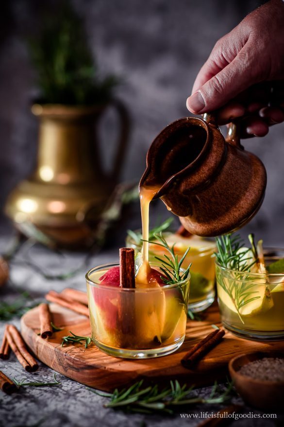 Apfel-Birnen-Punsch mit Ingwersirup - alkoholfrei | Life Is Full Of Goodies