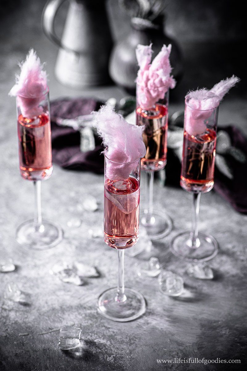 Rose Sekt Mit Zuckerwatte Life Is Full Of Goodies