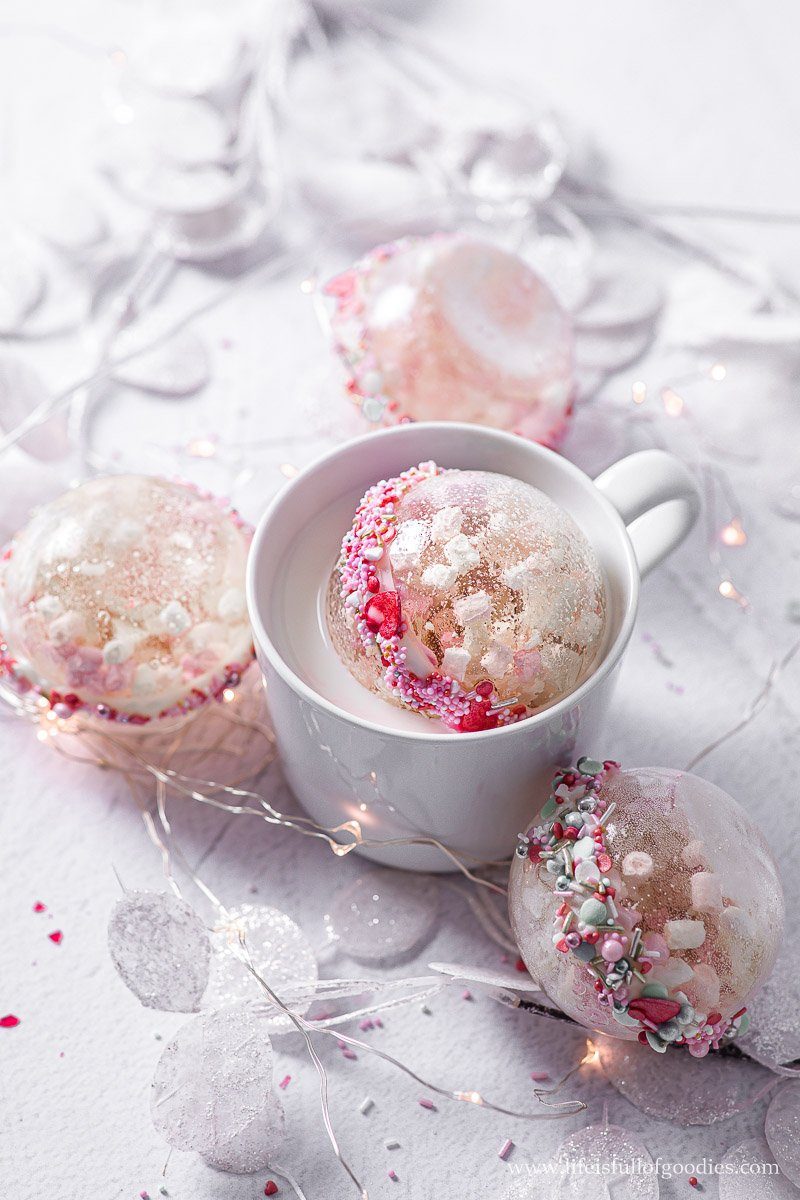 Clear Hot Chocolate Bombs