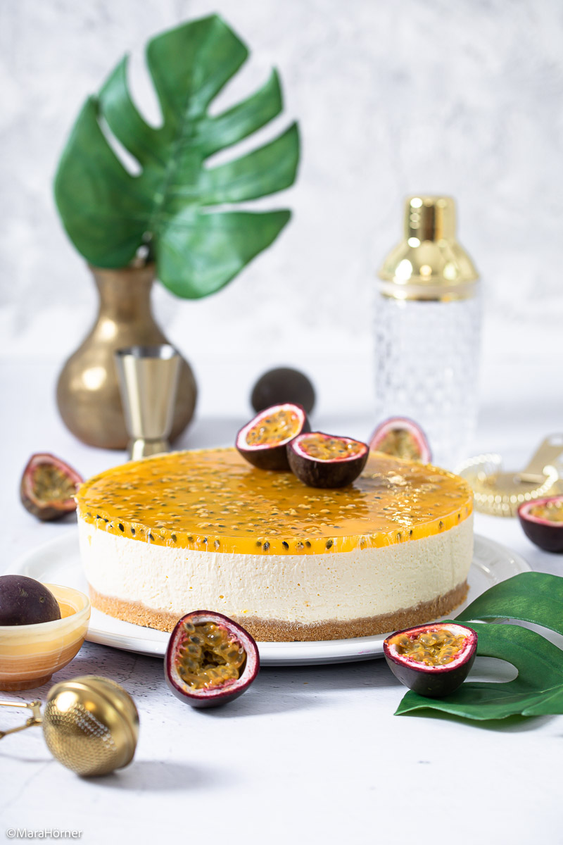Passionfruit Cream Cheesecake (no bake)