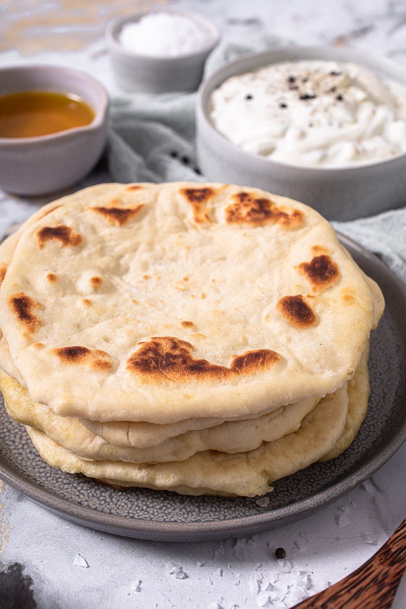 Naanbrot mit Quarkdip | Life Is Full Of Goodies