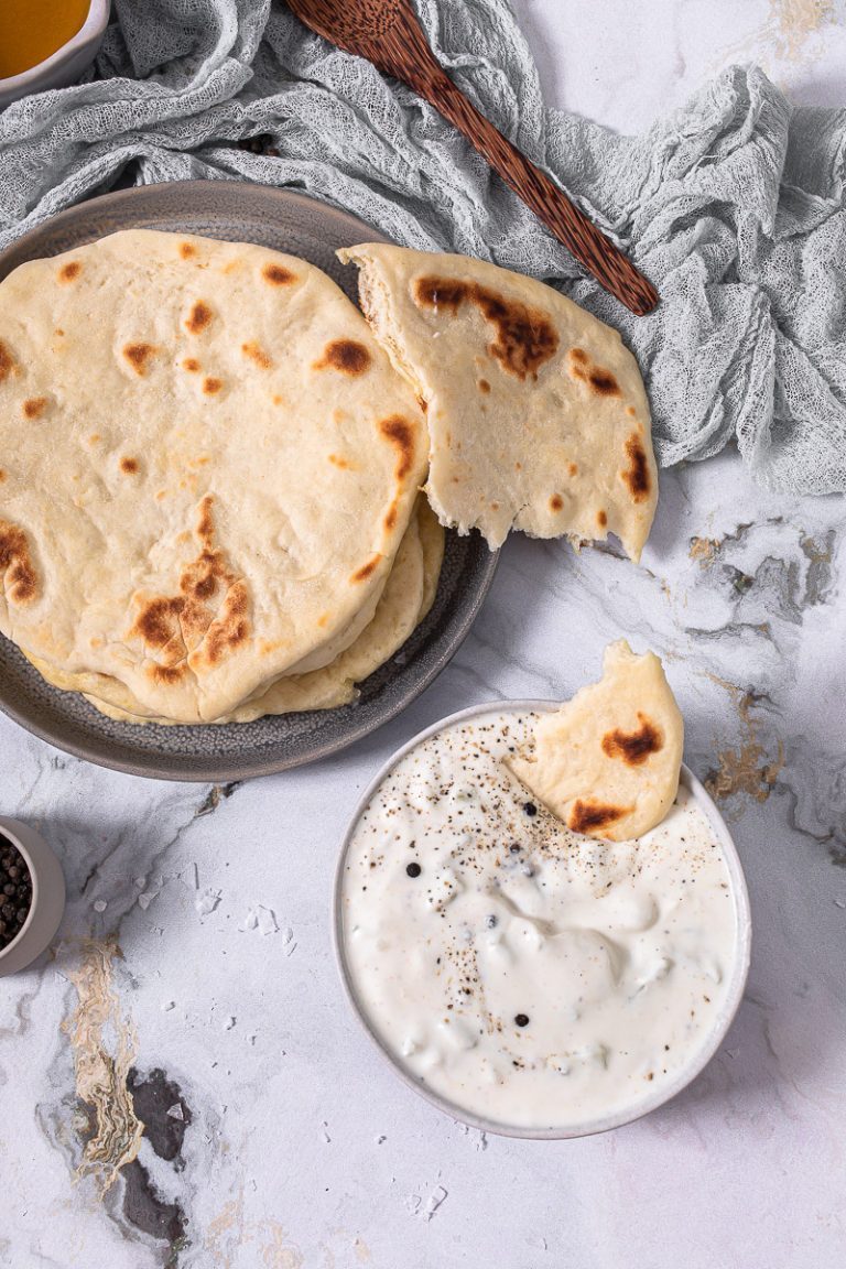 Naanbrot mit Quarkdip | Life Is Full Of Goodies
