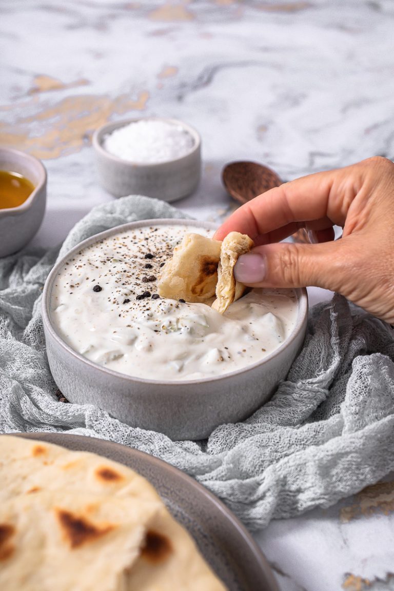 Naanbrot mit Quarkdip | Life Is Full Of Goodies