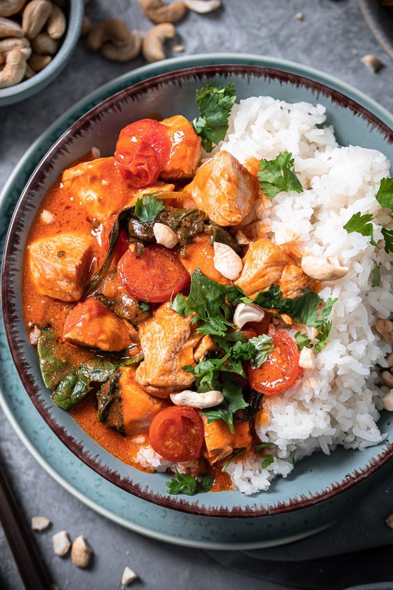 Chicken Curry mit Spinat und Tomaten | Life Is Full Of Goodies Chicken Curry mit Spinat und Tomaten | Life Is Full Of Goodies