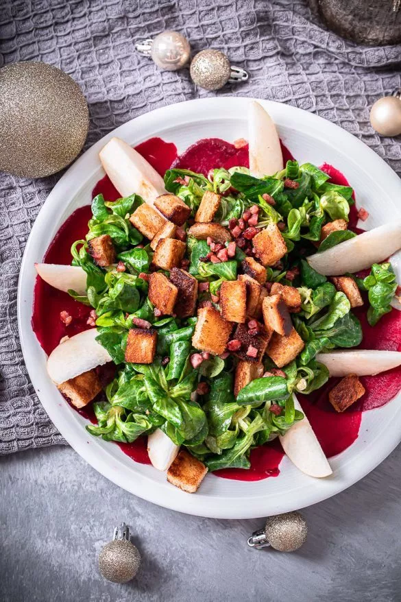 Rote Bete Birnen Carpaccio