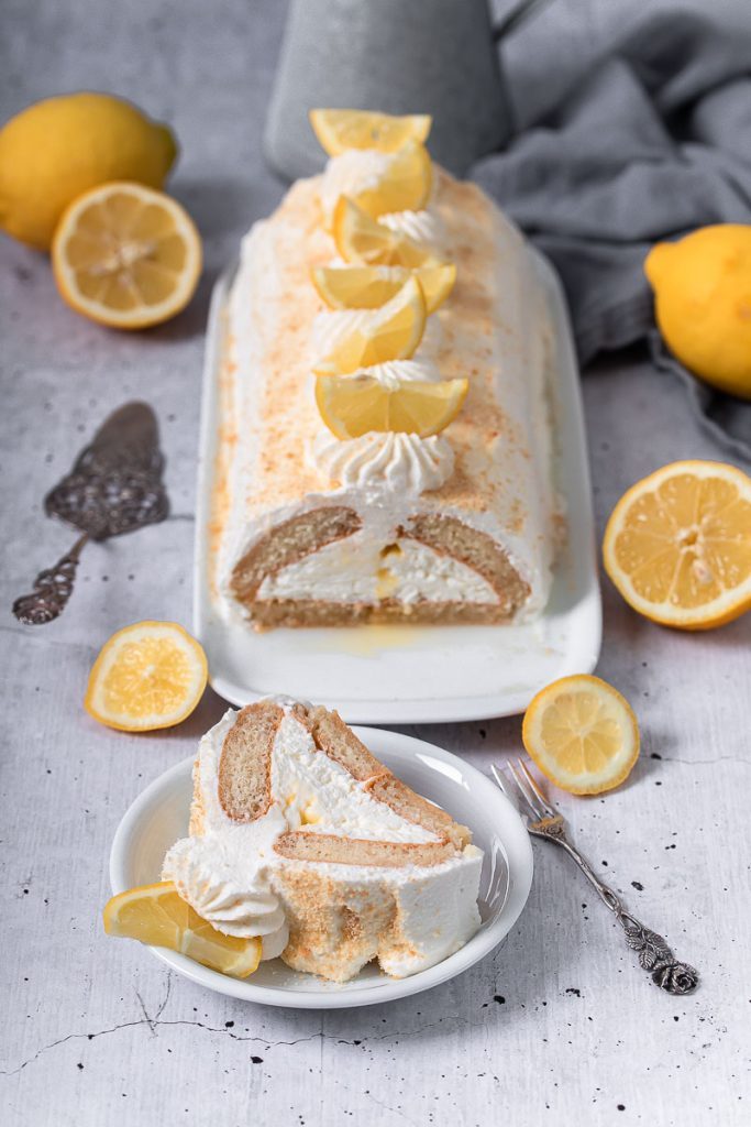 Zitronen Tiramisu Rolle ohne Backen | Life Is Full Of Goodies