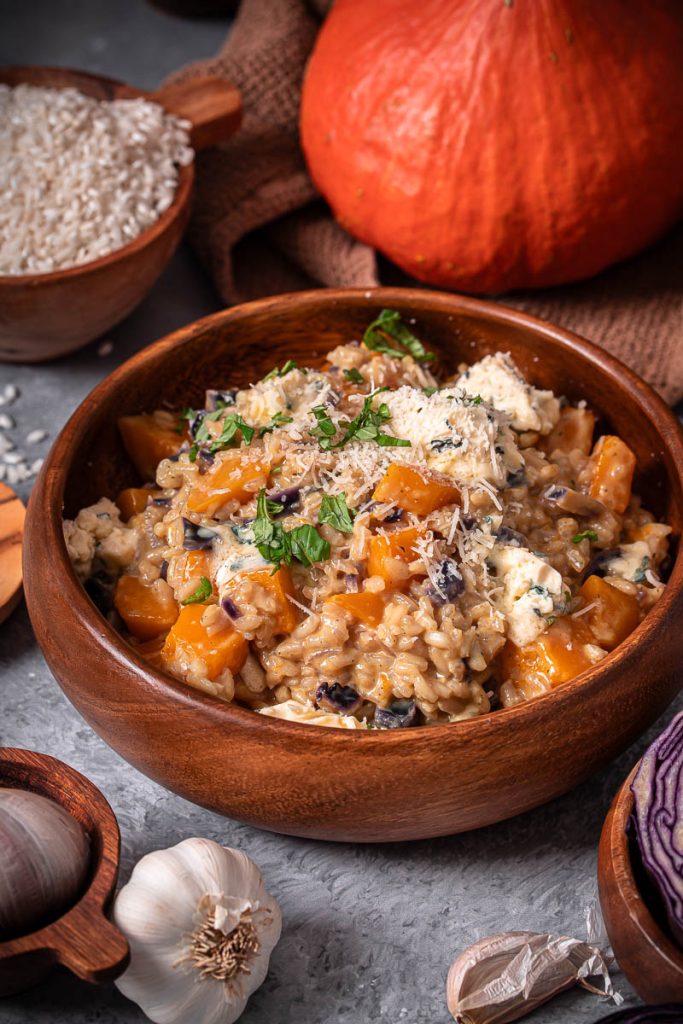 Kürbisrisotto mit Blauschimmelkäse | Life Is Full Of Goodies