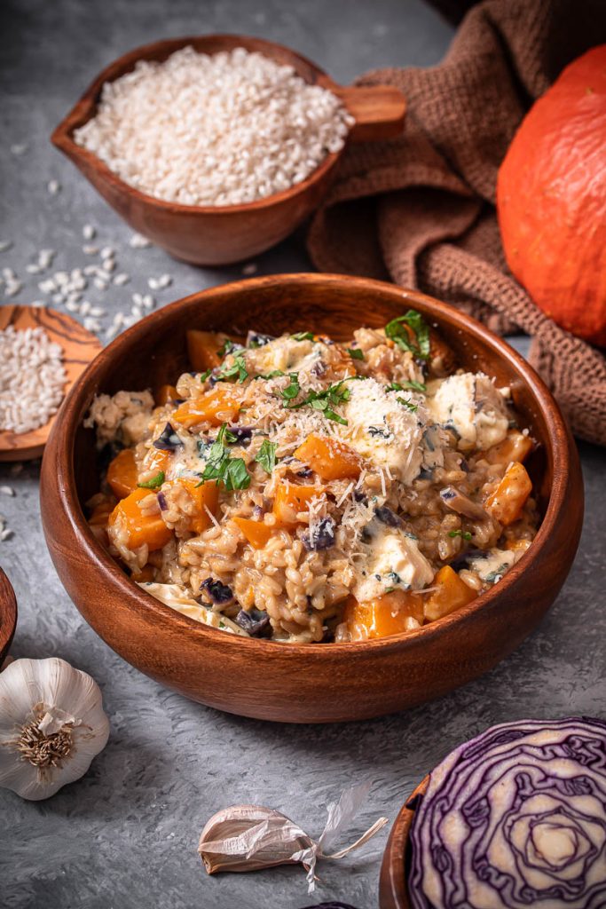 Kürbisrisotto mit Blauschimmelkäse | Life Is Full Of Goodies
