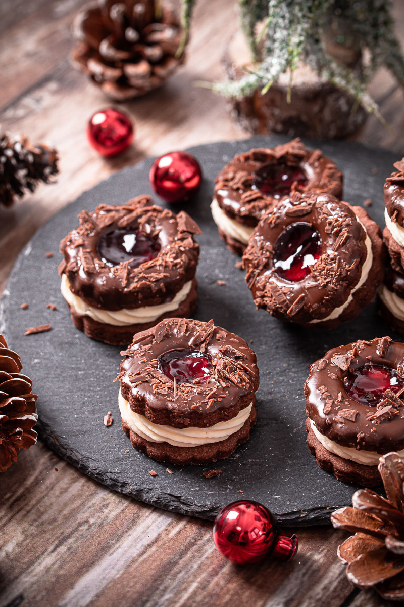 Schwarzwälder Kirschplätzchen