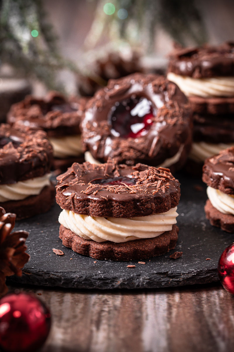 Schwarzwälder Kirsch Plätzchen