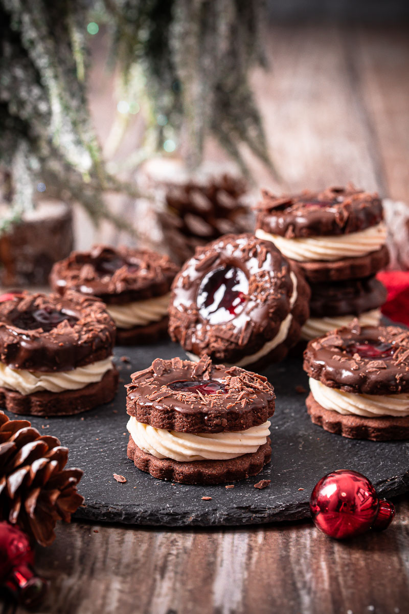 Schwarzwälder Kirsch Plätzchen