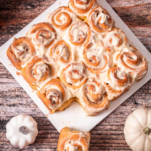 Pumpkin Cinnamon Rolls