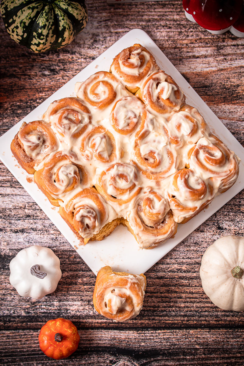 Pumpkin Cinnamon Rolls