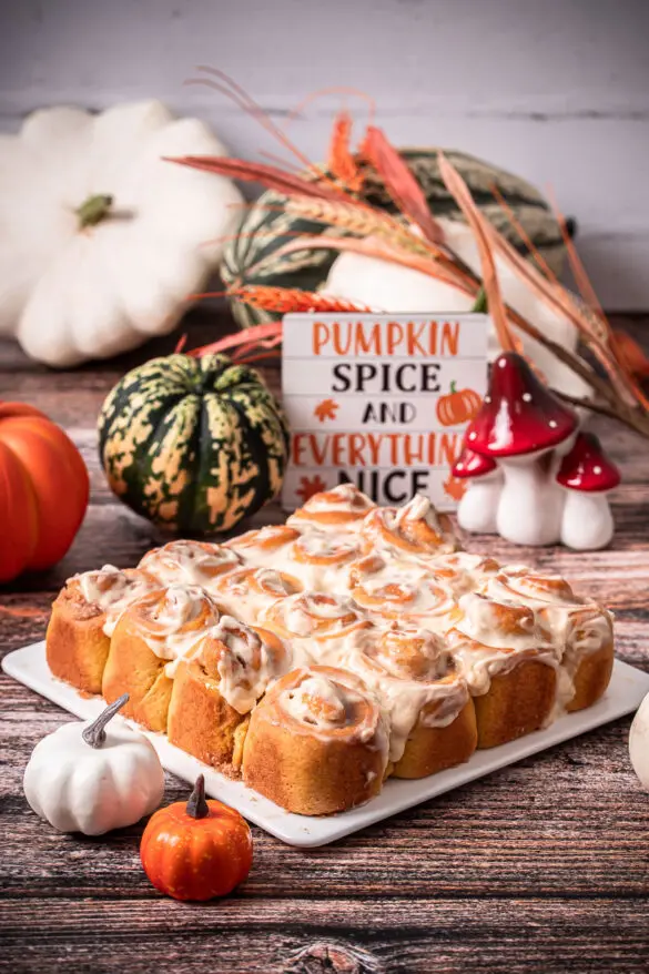 Pumpkin Cinnamon Rolls