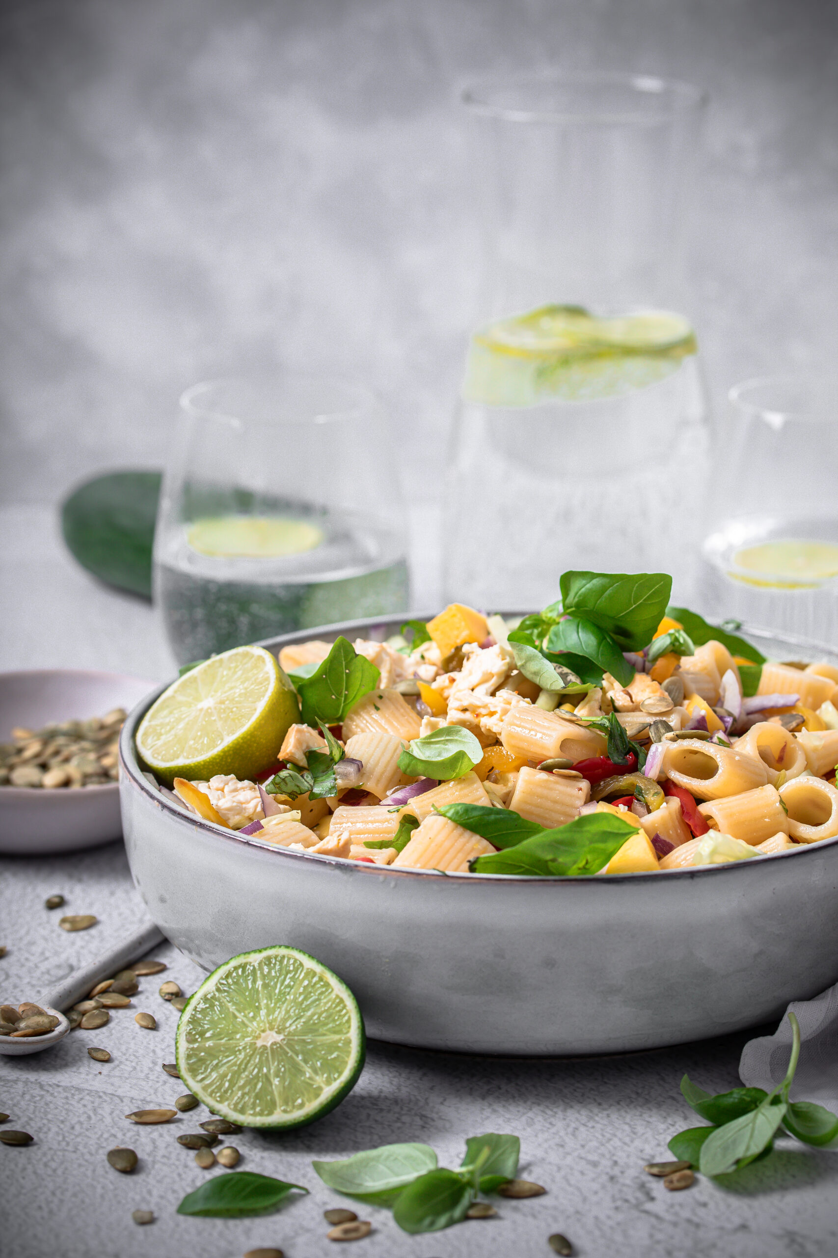Sommerlicher Nudelsalat