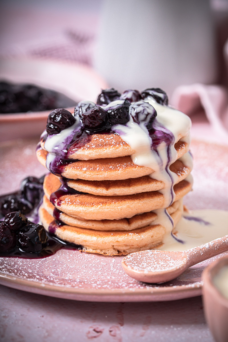 Pancake Stapel von vorne