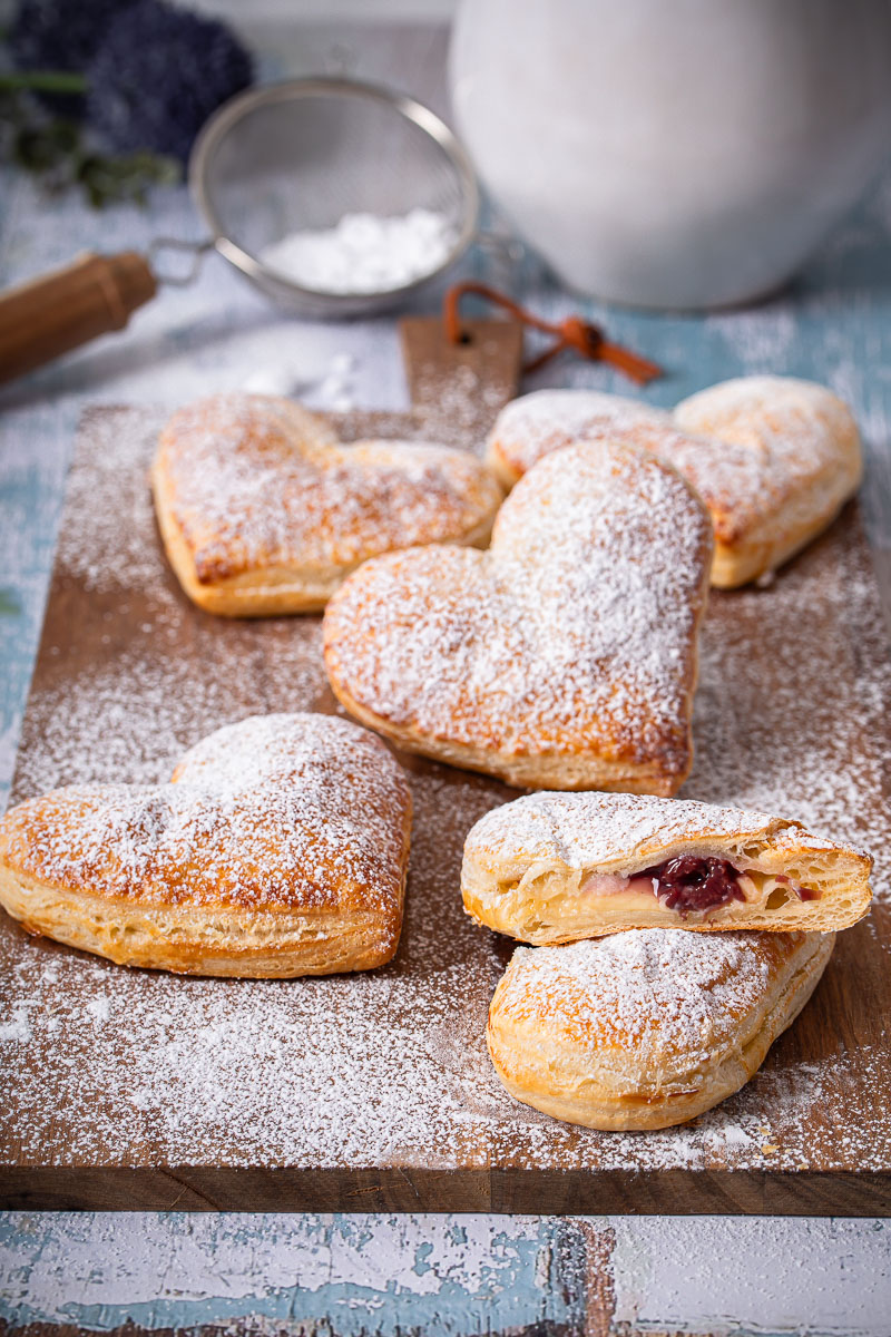 Pudding Kirschtaschen