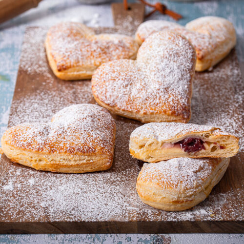 Pudding Kirschtaschen