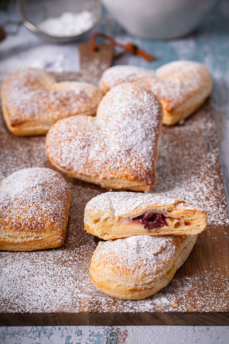 Pudding Kirschtaschen 