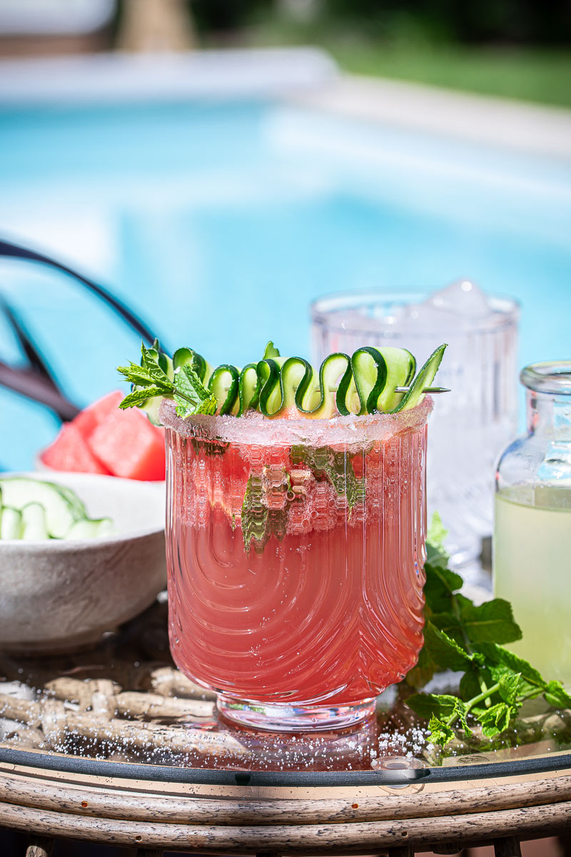 Wassermelonen Gurken Cocktail