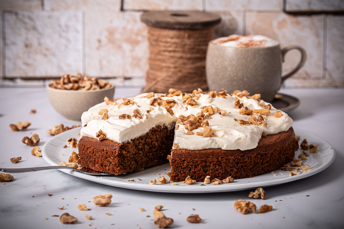 Karotten Walnuss Kuchen
