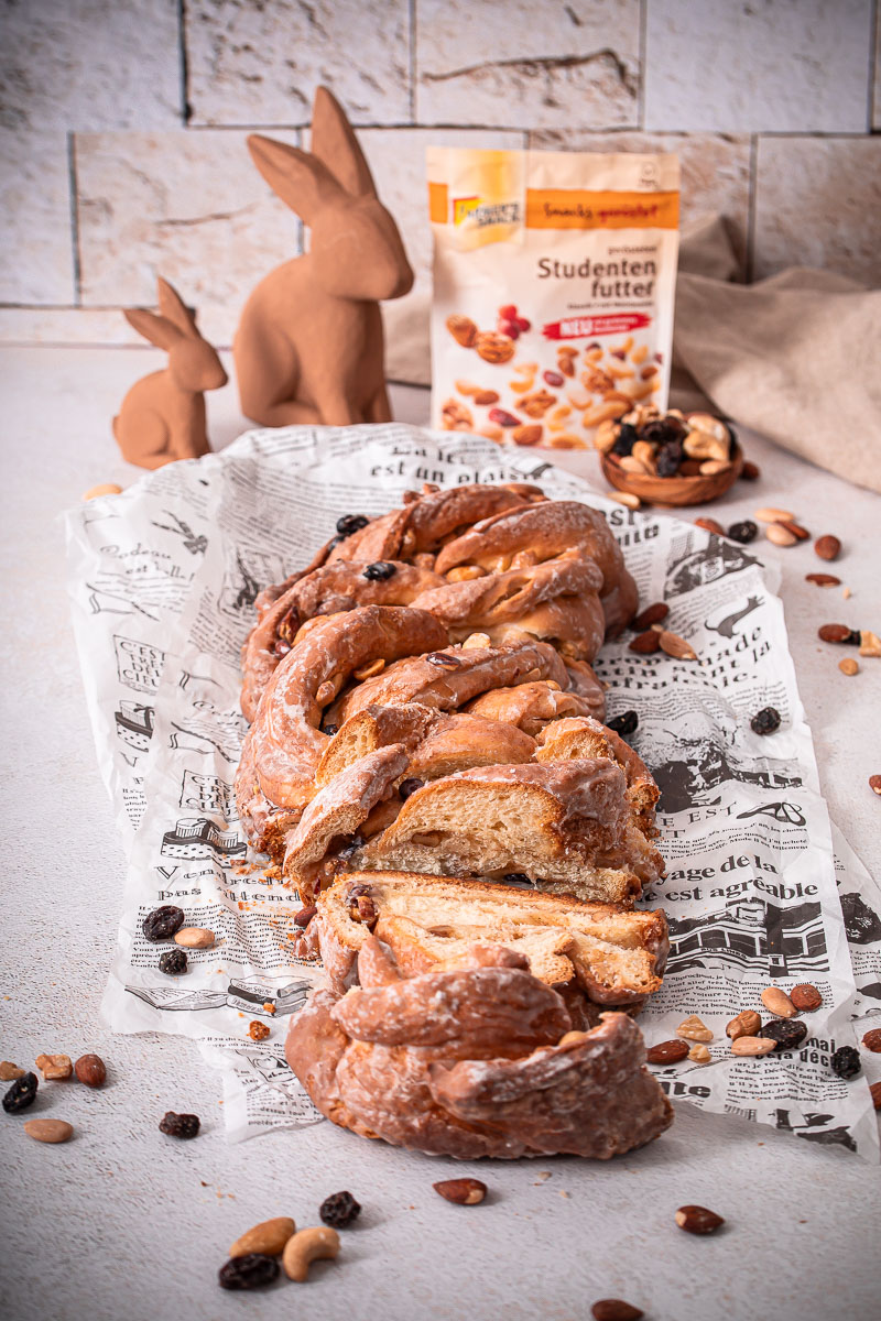 Hefenusszopf mit Farmer´s Snack