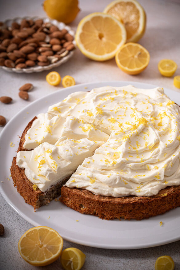 Zitronen-Mandelkuchen Rezept – Einfach, glutenfrei und ohne Mehl